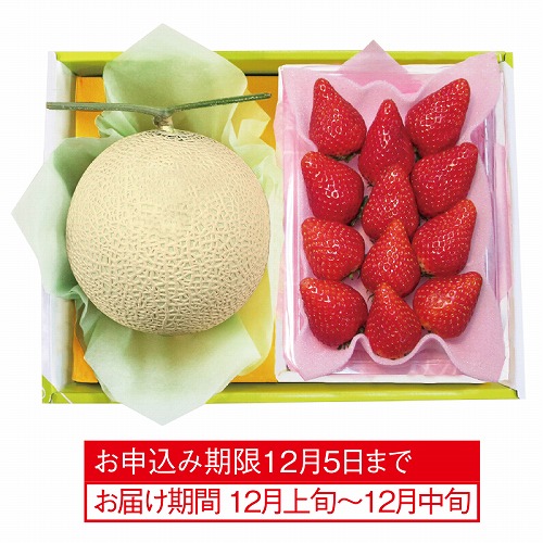 マスクメロン＆とちおとめ苺