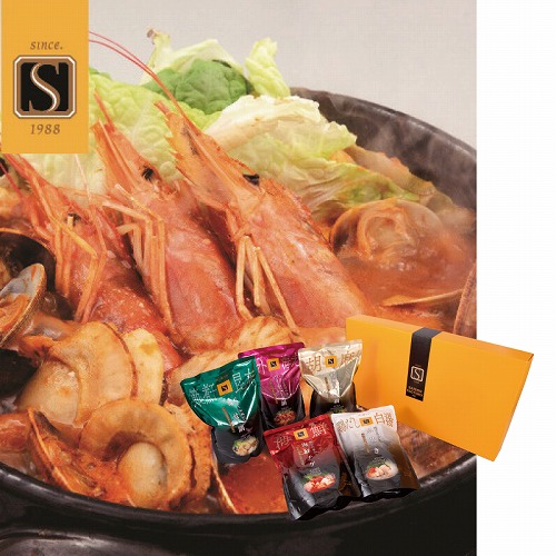 鍋つゆ５種詰合せ