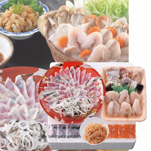 とらふく刺身とふくちりセット