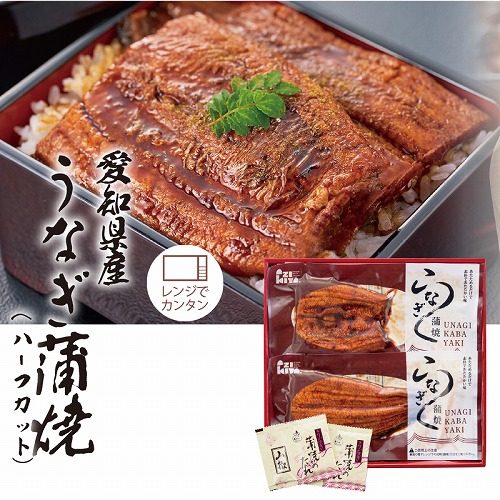 愛知県産うなぎ蒲焼Ａ（ハーフカット）