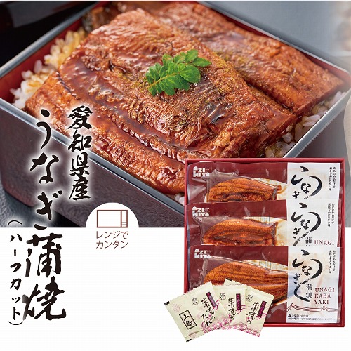 愛知県産うなぎ蒲焼Ｂ（ハーフカット）