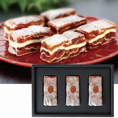 信州市田柿ミルフィーユ