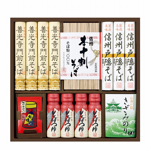 信州戸隠そば・善光寺門前そば詰合せ