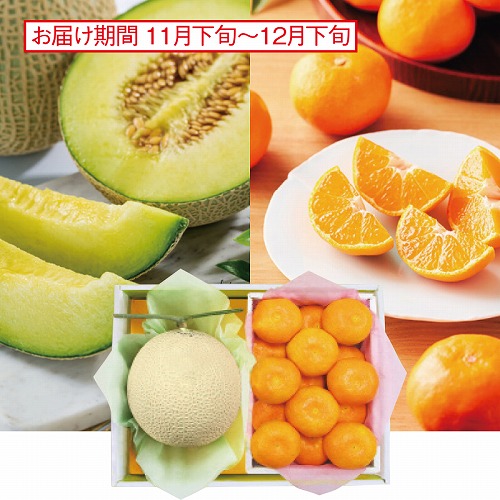 温室マスクメロン＆みかん詰合せ