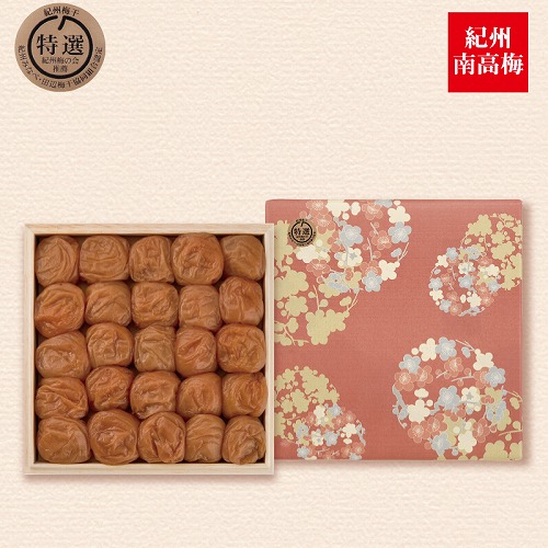 はちみつ入梅干４００ｇ木箱入