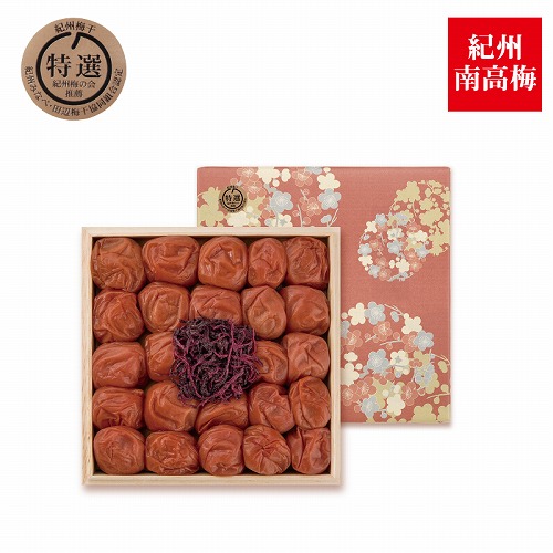 しそ漬梅干４００ｇ木箱入