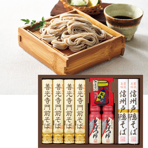 信州戸隠そば・善光寺門前そば詰合せ