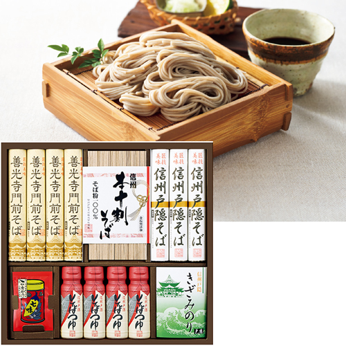 信州戸隠そば・善光寺門前そば詰合せ