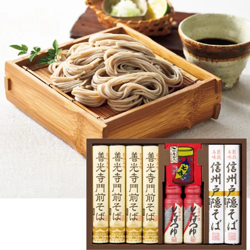 信州戸隠そば・善光寺門前そば詰合せ