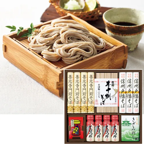 信州戸隠そば・善光寺門前そば詰合せ