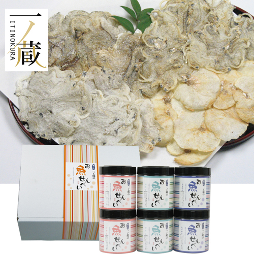 一ノ蔵のお魚せんべい