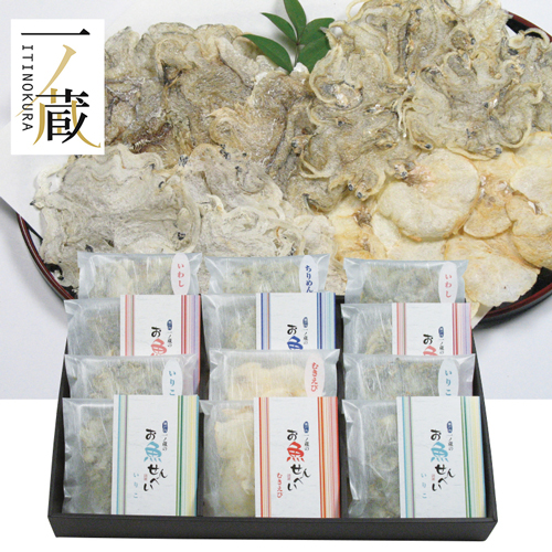 一ノ蔵のお魚せんべい