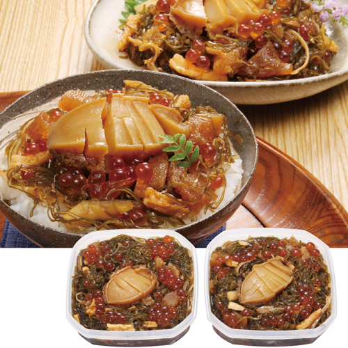 海鮮蝦夷あわび松前漬２個セット