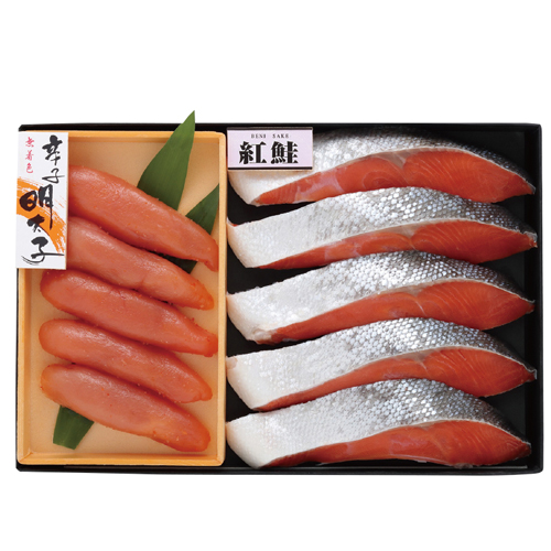 辛子明太子・紅鮭詰合せ