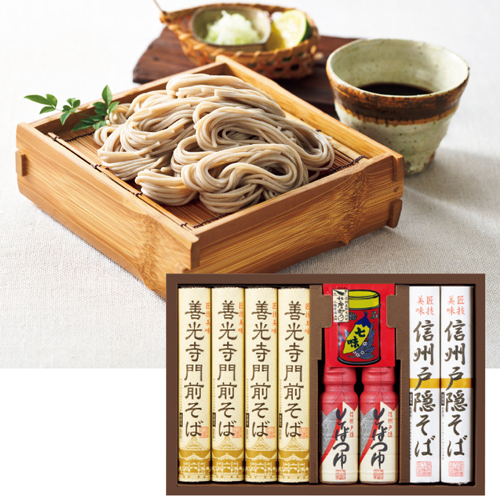 信州戸隠そば・善光寺門前そば詰合せ
