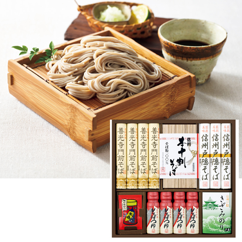 信州戸隠そば・善光寺門前そば詰合せ