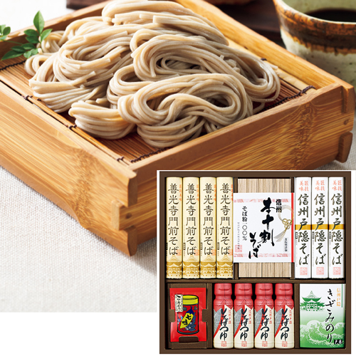 信州戸隠そば・善光寺門前そば詰合せ