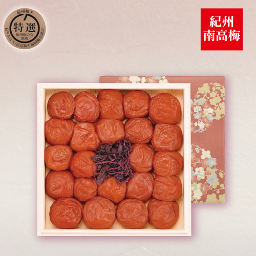 しそ漬梅干３３０ｇ木箱入